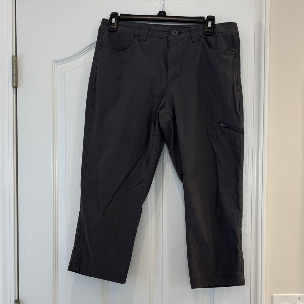 Eddie Bauer Women's Grey Cropped Pants